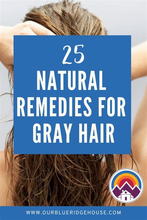 25 Natural Gray Hair Remedies - Our Blue Ridge House