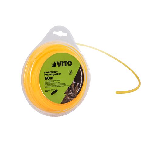 VIFR15 Fio Nylon Redondo Para Roçadora 2 4Mm VITO