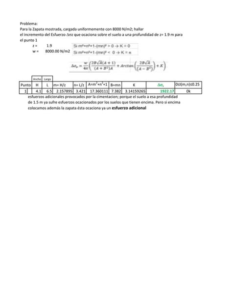 Calculo Tension Efectiva Zapata Rectangular Pdf Descarga Gratuita