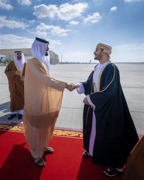 Hrh The Crown Prince And Prime Minister Receives Hh Sayyid Theyazin Bin