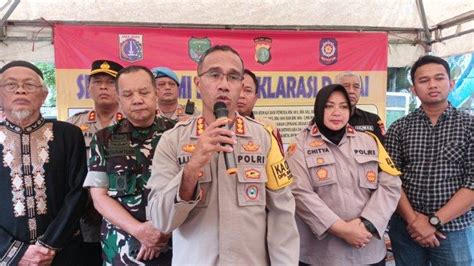 Kali Deklarasi Damai Polisi Siapkan Pasal Berlapis Bagi Remaja Yang