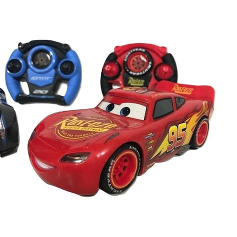 Carro Control Remoto Set Pz Cars Rayo Mcqueen Jackson