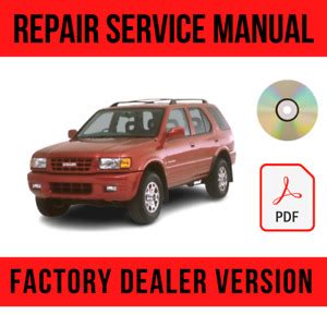 Repair Manuals Literature For Isuzu Rodeo For Sale Ebay