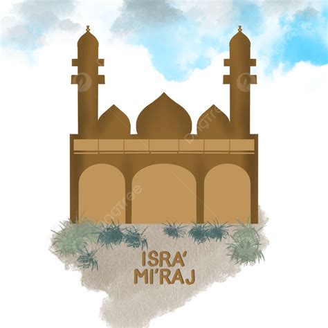 Isra Mi Raj Mezquita Sagrada Saludo Islámico Png Isra Miraj Islámico Png Y Psd Para