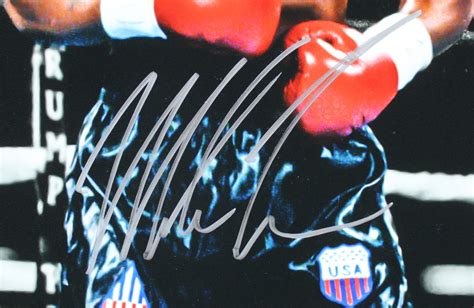 Mike Tyson Signed 16x20 Photo Jsa Coa Pristine Auction