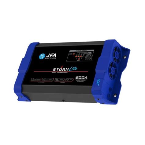 Fonte Automotiva Jfa 200a Lite Storm Slim Bivolt