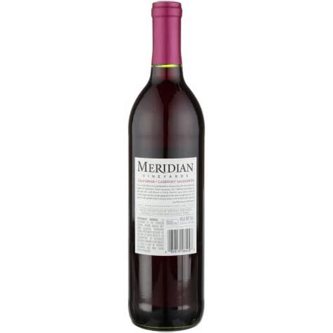 Meridian Vineyards Cabernet Sauvignon California Red Wine 750 Ml Kroger