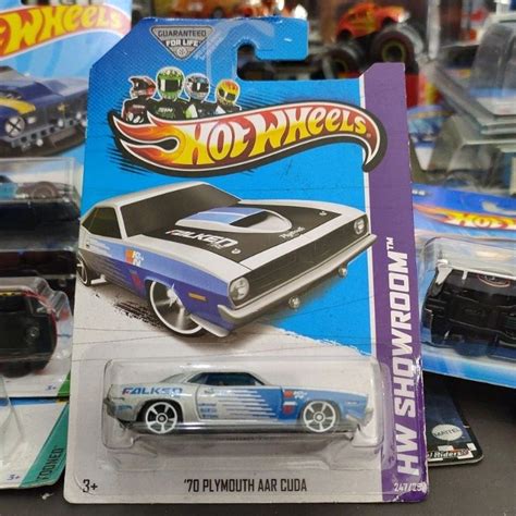 Jual HOT WHEELS 70 PLYMOUTH AAR CUDA FALKEN SILVER NOT MINT Shopee Indonesia