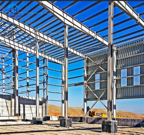 Industrial Shed Workshop Design Prefabricated Building Wide Span Steel