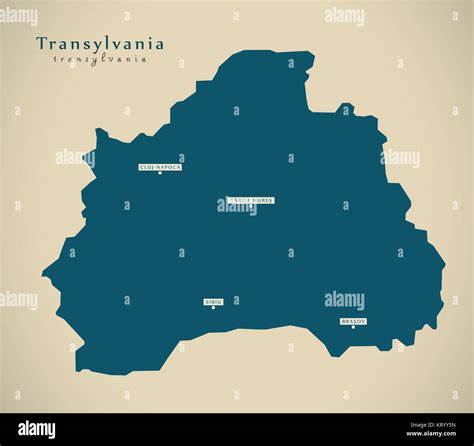 Transylvania map hi-res stock photography and images - Alamy