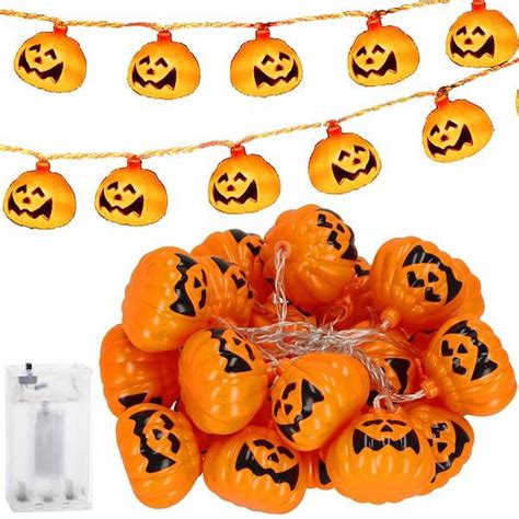 Lampki Na Halloween Dynie Girlanda A Cuch Wietlny Led