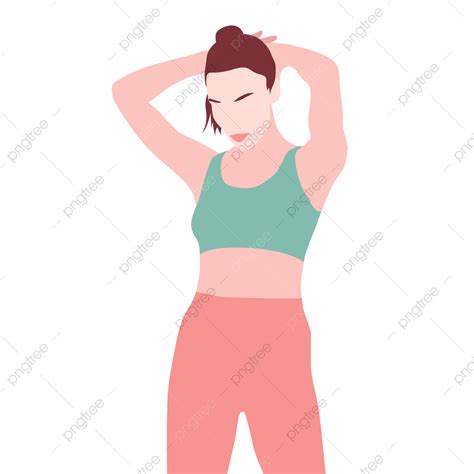 Pastel Mujer Vector Clipart Png Ejercicio Mujer Body Fit Aptitud Png Y Vector Para Descargar