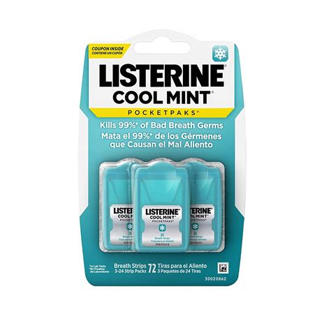 Listki Listerine Pocketpaks Szt Cool Mint Allegro Pl