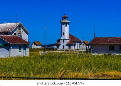 Lighthouse Fort Warden Washington Port Townsend Stock Photo 1137047747 ...