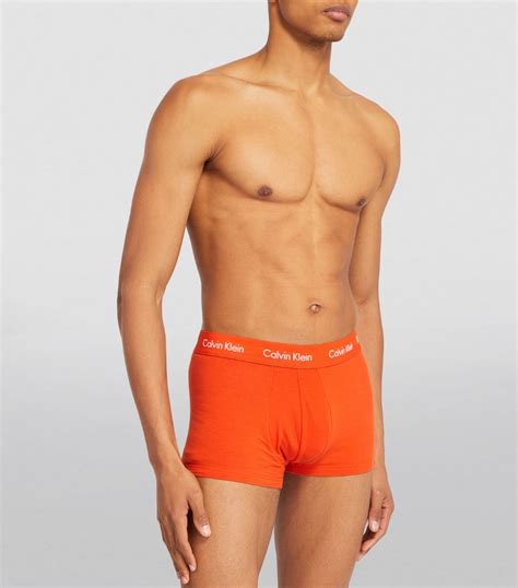 Mens Calvin Klein Multi Cotton Stretch Hip Briefs Pack Of Harrods Uk