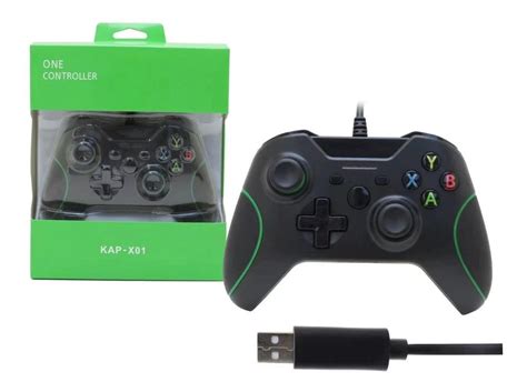 Controle Xbox One Fio Metros Game Pc Gamer Kap X Frete Gr Tis