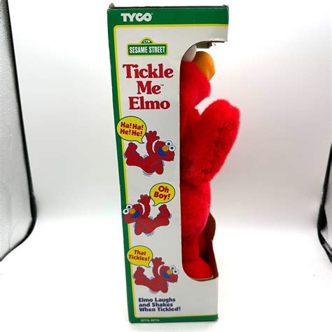 Sesame Street Tickle Me Elmo Tyco Vintage 1996 Toy New 4645679871