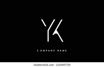 Yk Ky Alphabets Letters Logo Monogram Stock Vector Royalty Free