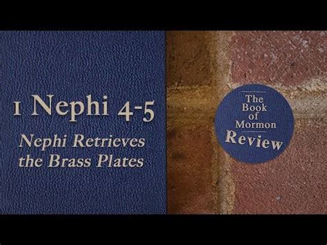 Nephi Nephi Retrieves The Brass Plates Youtube