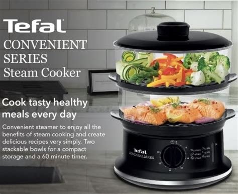 Tefal Convenient Steamer 6L VC1401 TV Home Appliances Kitchen