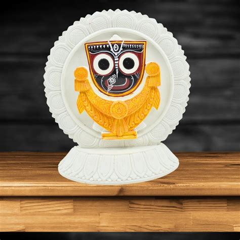 marble real craft intricately carved jagannath idol home   price
