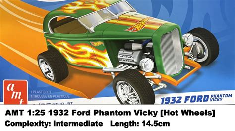 Amt Ford Phantom Vicky Hot Wheels Kit Review Youtube