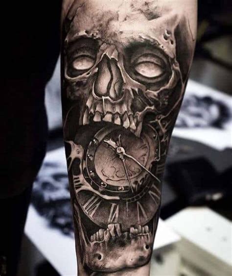 Clock Tattoos For Men Ideas And Designs For Guys