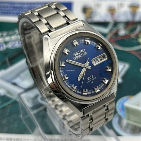 Seiko Vintage 1972 5Actus SS Automatic 25Jewels Blue Dial für 116