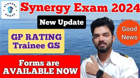 Synergy Exam New Update Gp Rating Trainee Gs Forms Are