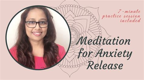 7 Min Guided Meditation For Anxiety Release YouTube