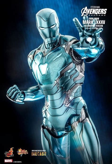 IRON MAN MARK LXXXV HOLOGRAPHIC VERSION TOY FAIR EXCLUSIVE MMS D AVENGERS ENDGAME HOT