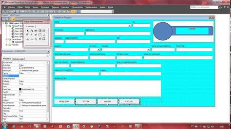 Cadastro Imagens Tutorial Inserir Commndbutton No Formul Rio