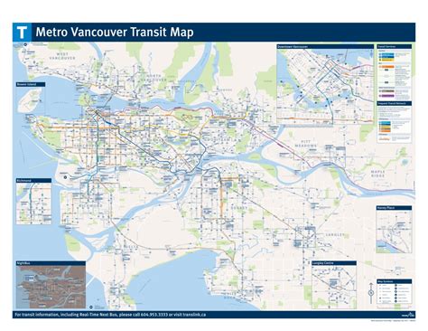 Metro Vancouver Transit Map by Avenza Systems Inc. | Avenza Maps