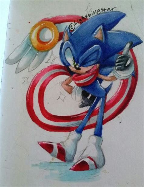 Natalie Haines Fan Art Of Sonic The Hedgehog