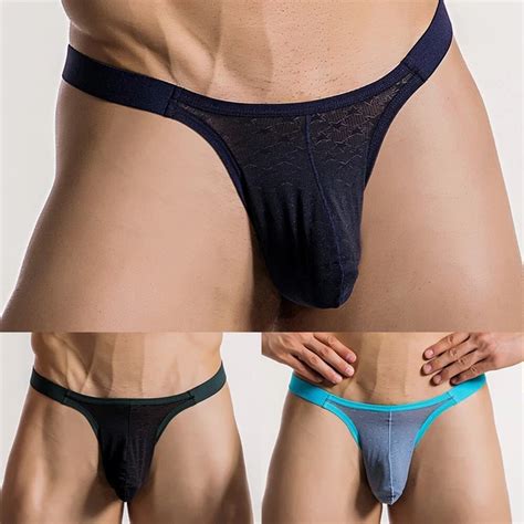 DOS EN T Slip Bikini G String Bas Montant Hommes Culotte Voir Par EUR