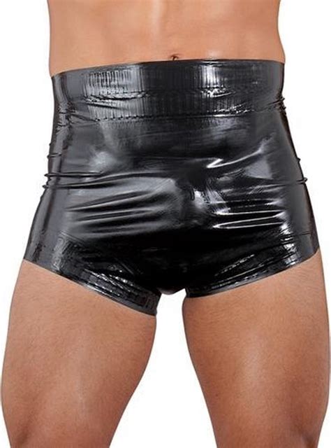 Latex Couche Culotte Lingerie Homme Xl V Tements Pour Hommes Latex Zwart Bol