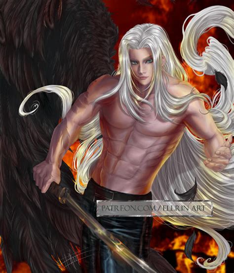 One Winged Angel by EllRinArt on DeviantArt