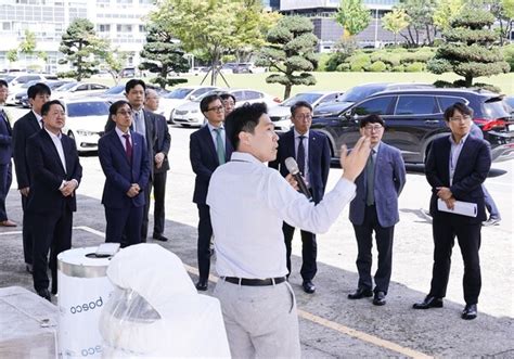 이장우 시장 한국에너지기술연구원 현장 투어