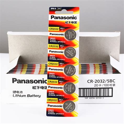 Pcs Original Brand New Battery For Panasonic Cr V Button Cell