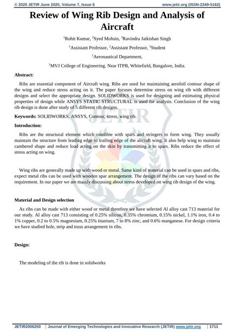 (PDF) Review of Wing Rib Design and Analysis of Aircraft - DOKUMEN.TIPS