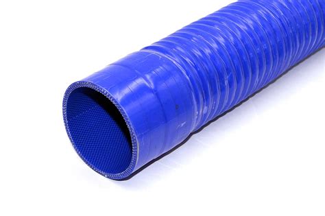 Патрубок силиконовый гофрированный усиленный Ф 75 мм L 600 мм HIMPT ...