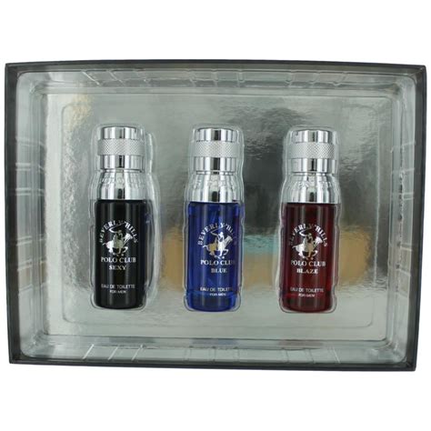 Bhpc Collection By Beverly Hills Polo Club 3 Piece Mini Variety Set For Men Sexyblazeblue