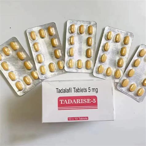 Tadarise 5 5mg é Um Medicamento Indiano Contendo Tadalafil Utilizado