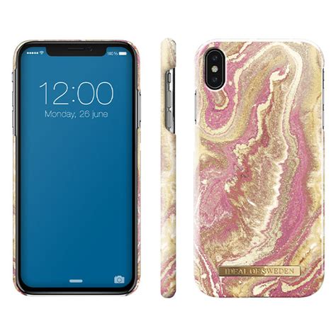 Ideal Of Sweden Fashion Case Suits Iphone Xs Max Golden Blush