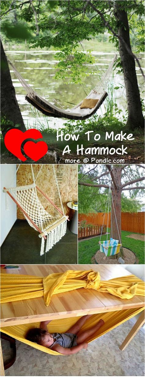 How To Make A Hammock Pondic