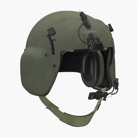 US Military Helicopter Pilot Helmet 3D Model $49 - .3ds .c4d .fbx .ma .obj .max - Free3D