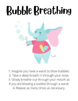 Bubble Breathing by Rachelle Enes | TPT