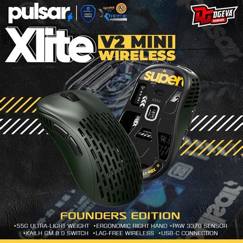 Jual Pulsar XLITE V2 Mini FE Founders Edition 55g Wireless Gaming Mouse