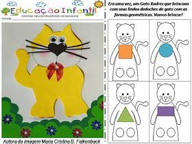 Atividades Para Jardim GATO XADREZ 6 1 Logo Geometric Fashion