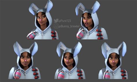 Bunny Brawler Luna Facial Pose Test 3 The Last One I Promise Xd Fanart Rfortnite